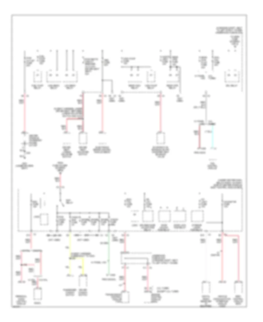 Power Distribution Wiring Diagram 2 of 4 for Chevrolet HHR LS 2009