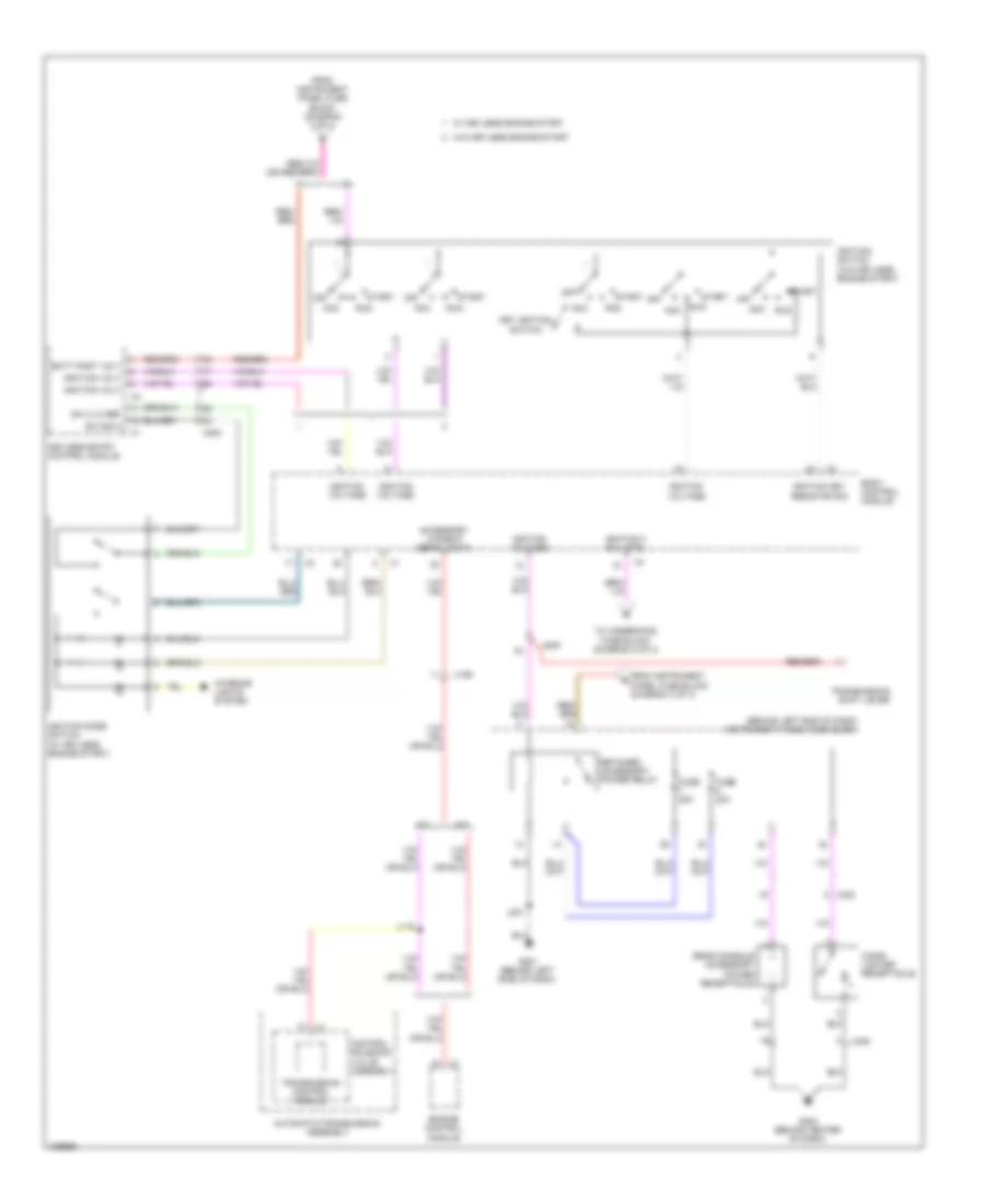 Power Distribution Wiring Diagram (4 of 4) for Chevrolet Cruze LT 2013