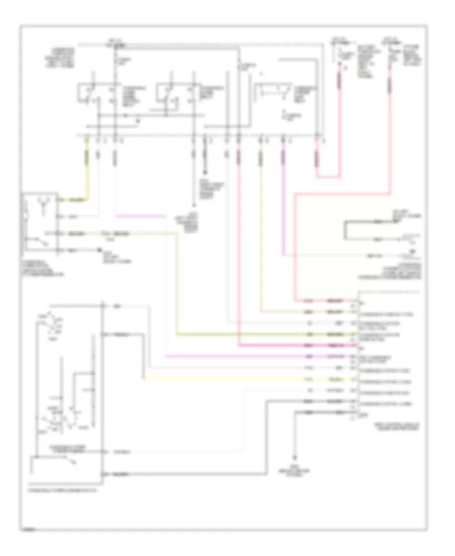 Электросхема стеклоочистителя, дворников и омывателя для Chevrolet Cruze LT 2013