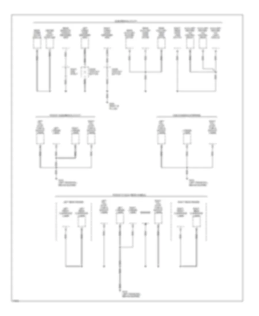 Ground Distribution Wiring Diagram 4 of 4 for Chevrolet Suburban K1995 1500