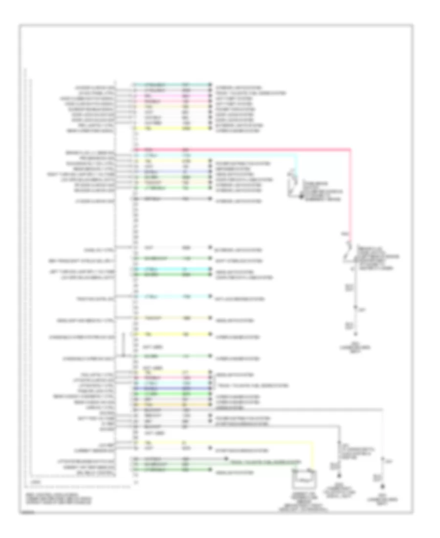 Body Control Modules Wiring Diagram 1 of 4 for Chevrolet HHR LT 2009