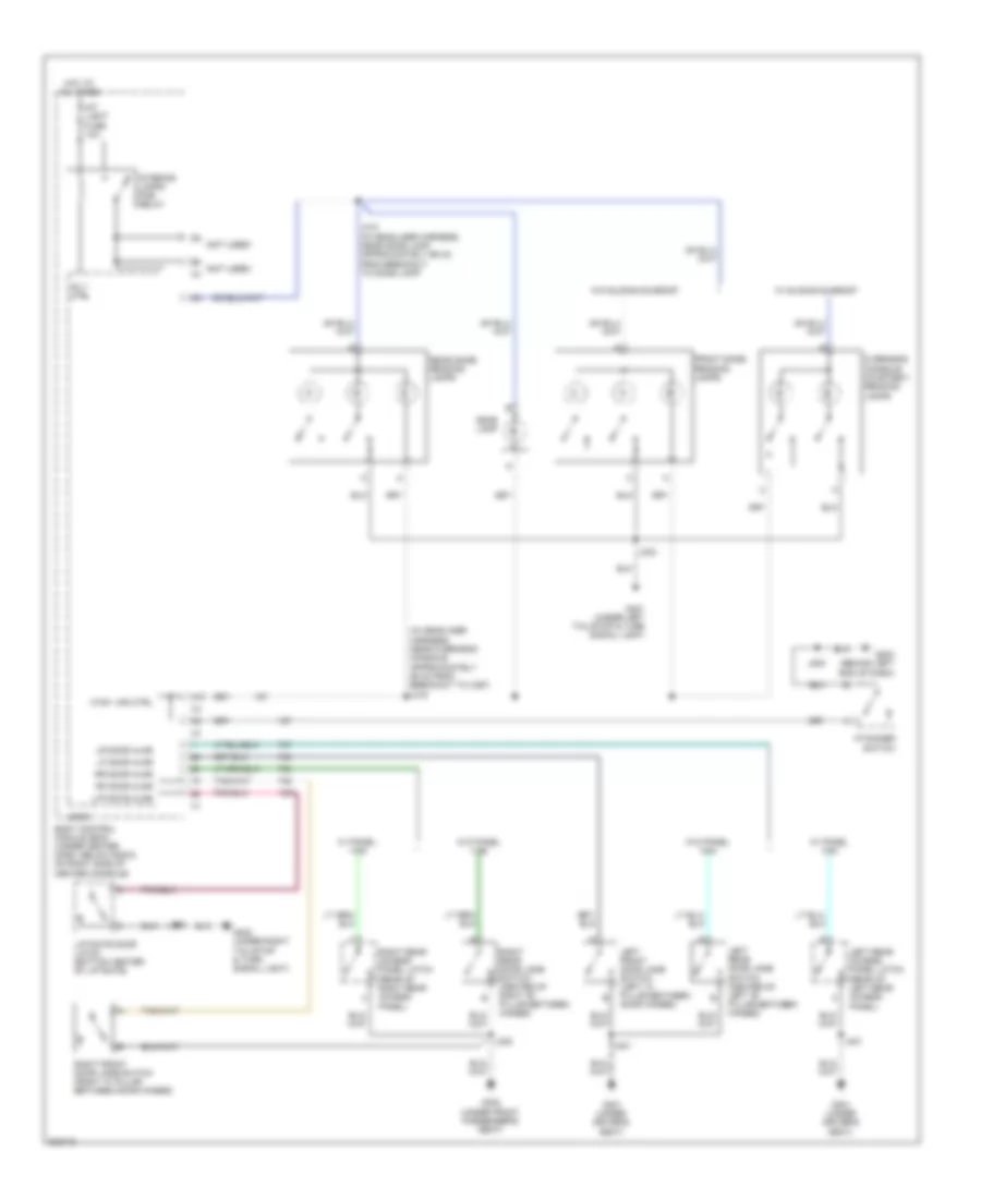 Courtesy Lamps Wiring Diagram for Chevrolet HHR LT 2009