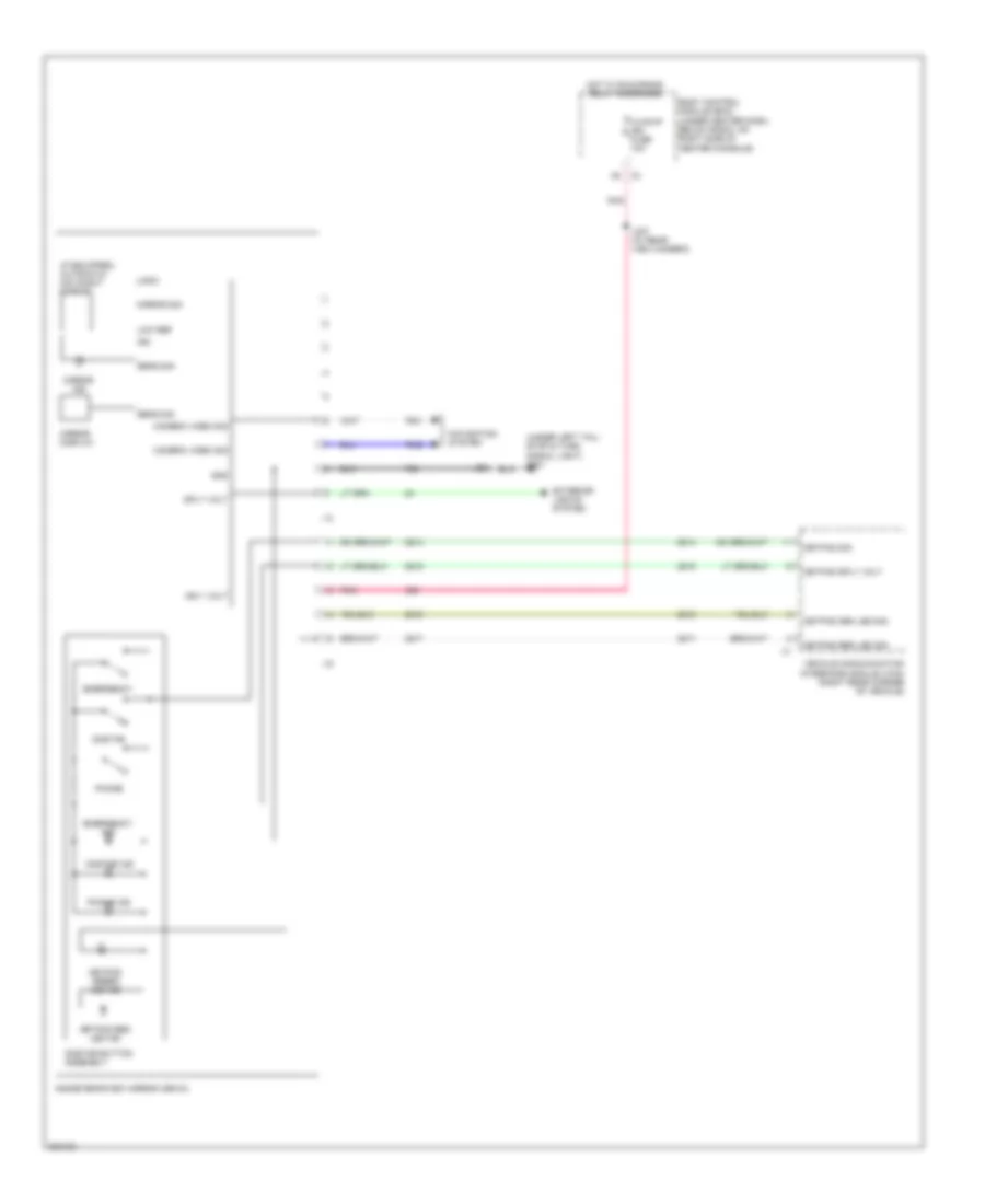 Automatic Day Night Mirror Wiring Diagram for Chevrolet HHR LT 2009