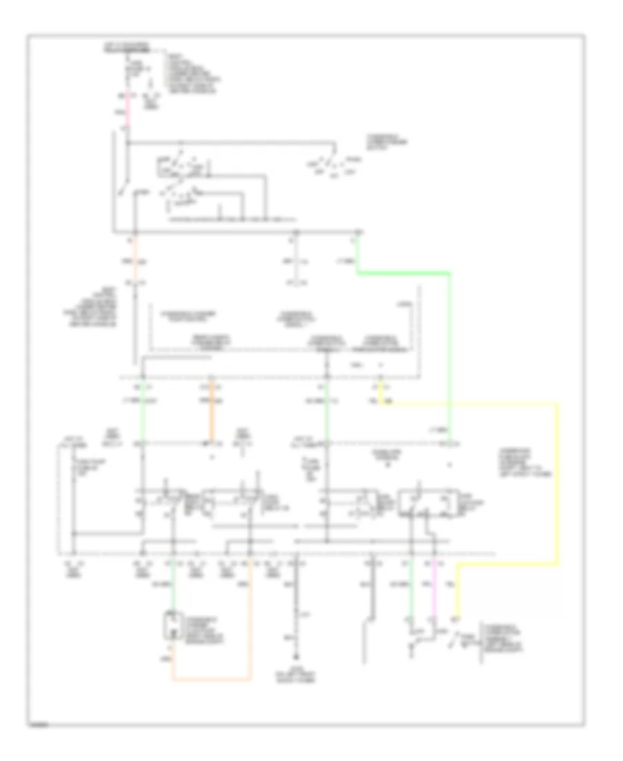 Front Wiper Washer Wiring Diagram for Chevrolet HHR LT 2009