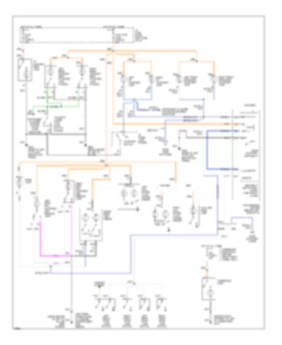 Courtesy Lamp Wiring Diagram for Chevrolet Caprice Impala SS 1994
