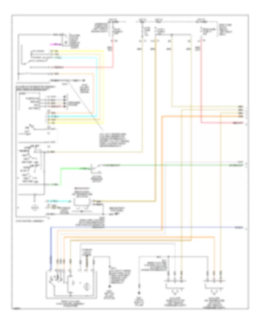 Manual AC Wiring Diagram, Cargo Van (1 of 2) for Chevrolet Chevy Express G1500 2003