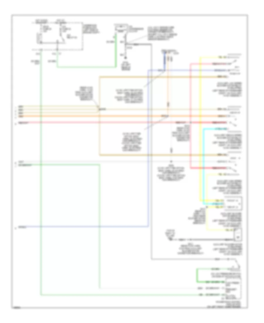 Manual AC Wiring Diagram, Cargo Van (2 of 2) for Chevrolet Chevy Express G1500 2003