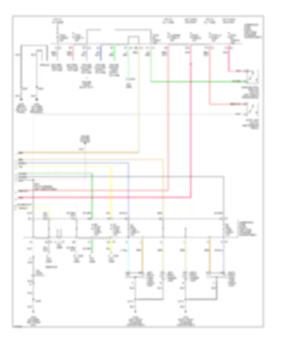 Exterior Lamps Wiring Diagram, Cutaway Chassis (2 of 2) for Chevrolet Chevy Express G1500 2003