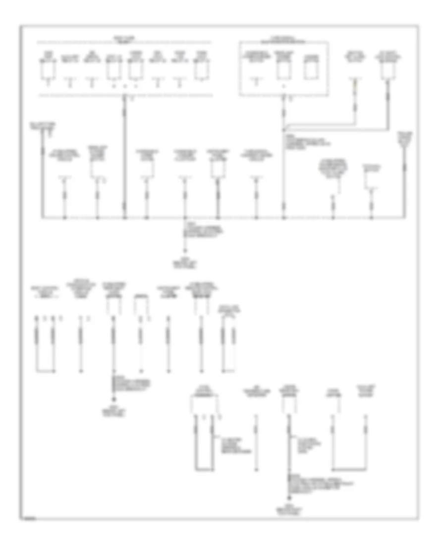 Ground Distribution Wiring Diagram 2 of 4 for Chevrolet Chevy Express G2003 1500