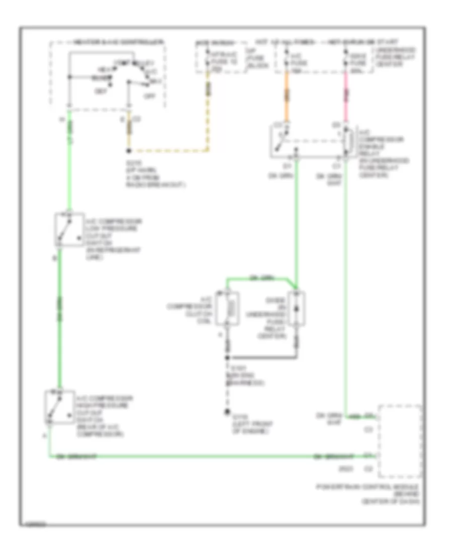 6 5L VIN F Compressor Wiring Diagram for Chevrolet Cutaway G2000 3500