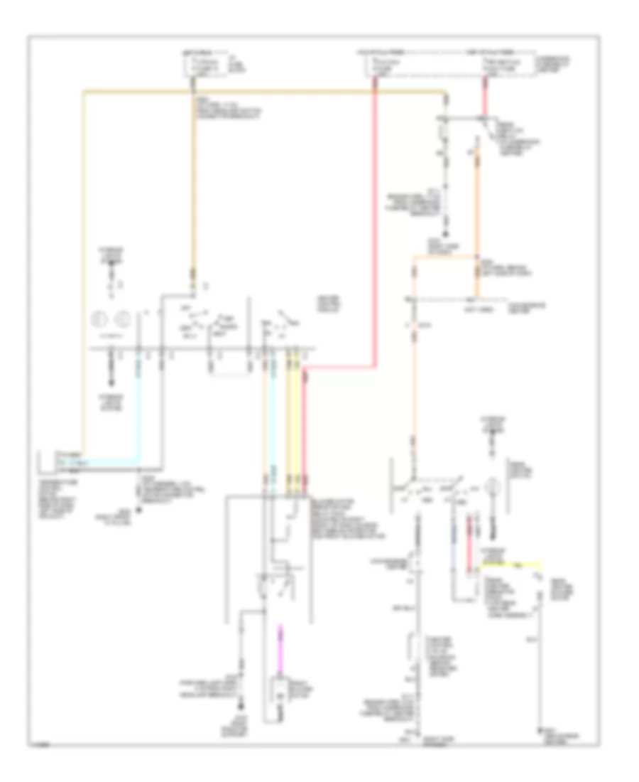 Heater Wiring Diagram for Chevrolet Astro 1999