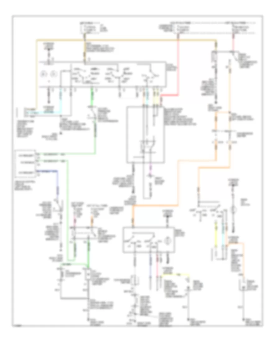 Manual A C Wiring Diagram for Chevrolet Astro 1999