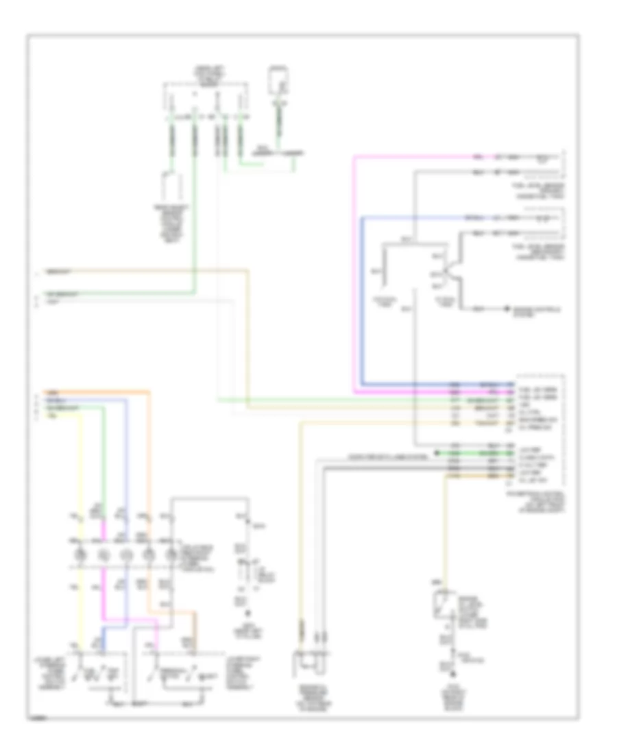 Instrument Cluster Wiring Diagram 2 of 2 for Chevrolet Suburban K2006 1500