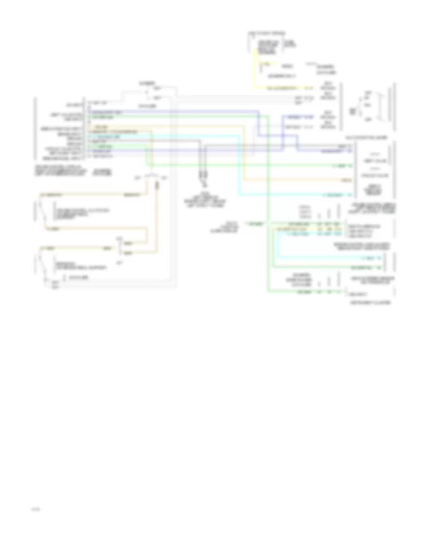 Cruise Control Wiring Diagram for Chevrolet Cavalier 1994
