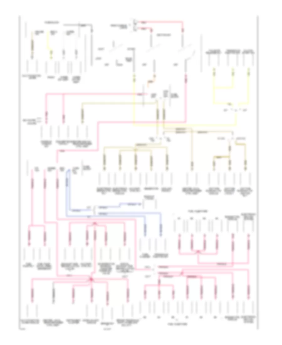 Power Distribution Wiring Diagram 2 of 2 for Chevrolet Cavalier 1994