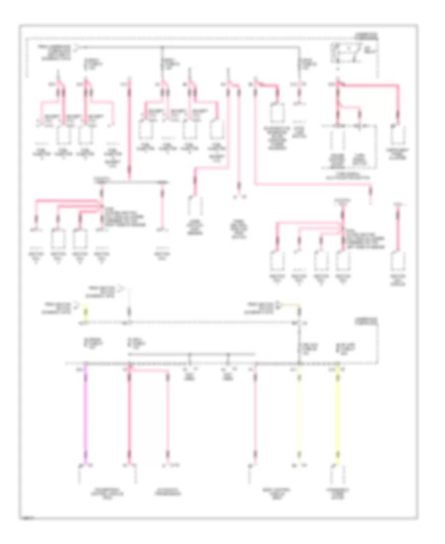 Power Distribution Wiring Diagram (4 of 6) for Chevrolet Chevy Express G2500 2003