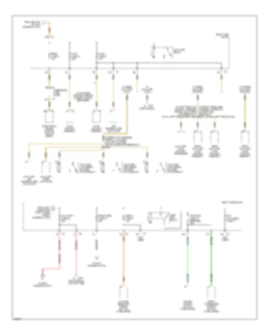 Power Distribution Wiring Diagram (5 of 6) for Chevrolet Chevy Express G2500 2003