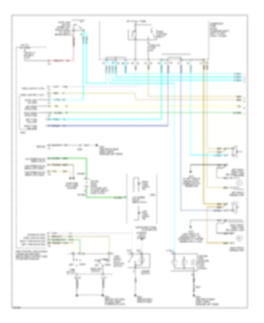 Exterior Lamps Wiring Diagram 1 of 2 for Chevrolet Cobalt SS 2006