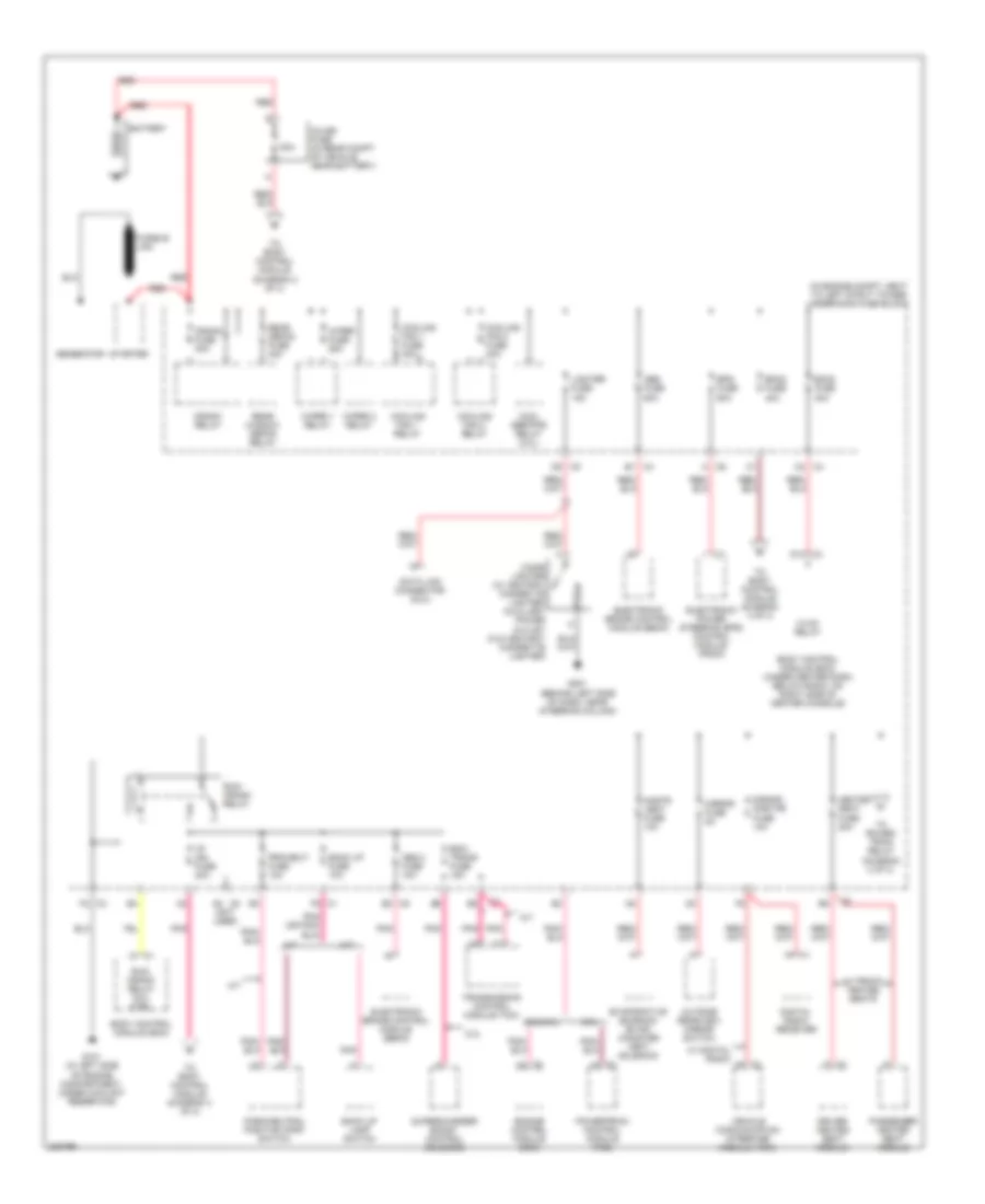 Power Distribution Wiring Diagram 1 of 3 for Chevrolet Cobalt SS 2006