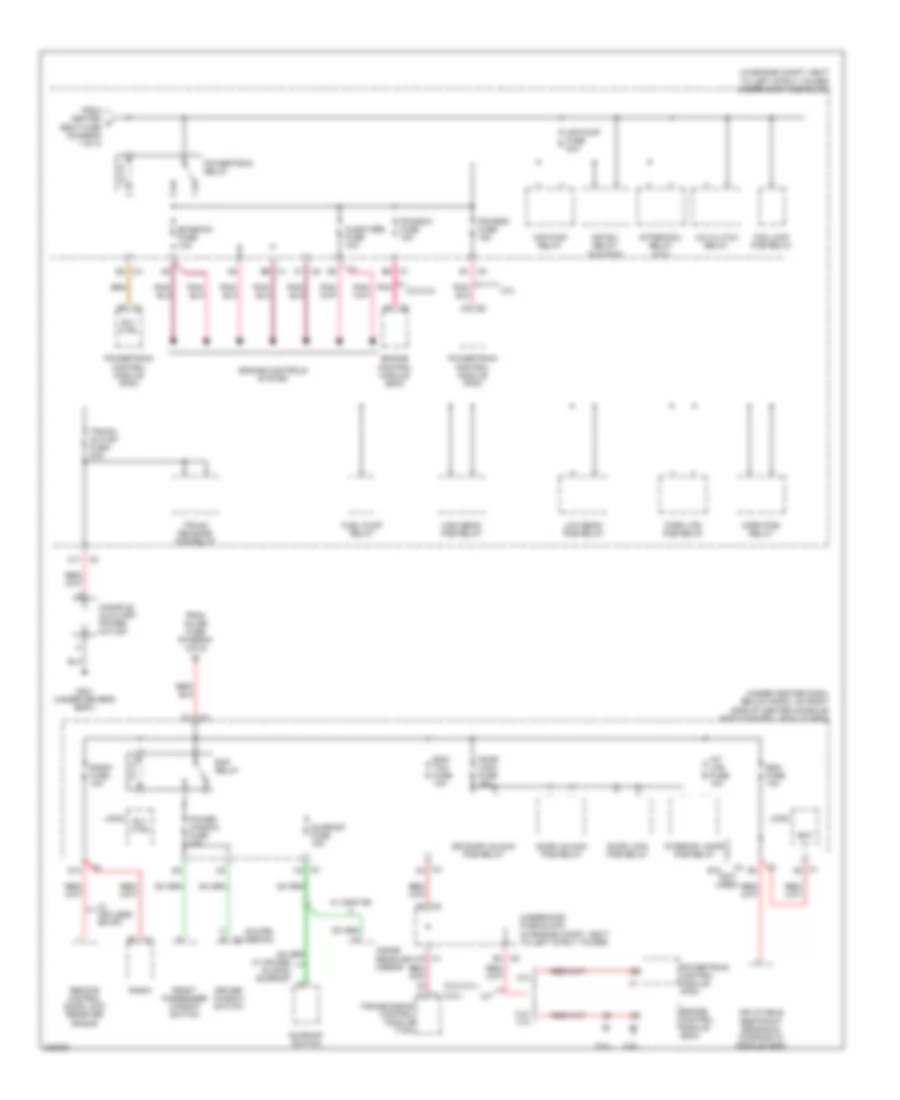 Power Distribution Wiring Diagram 2 of 3 for Chevrolet Cobalt SS 2006
