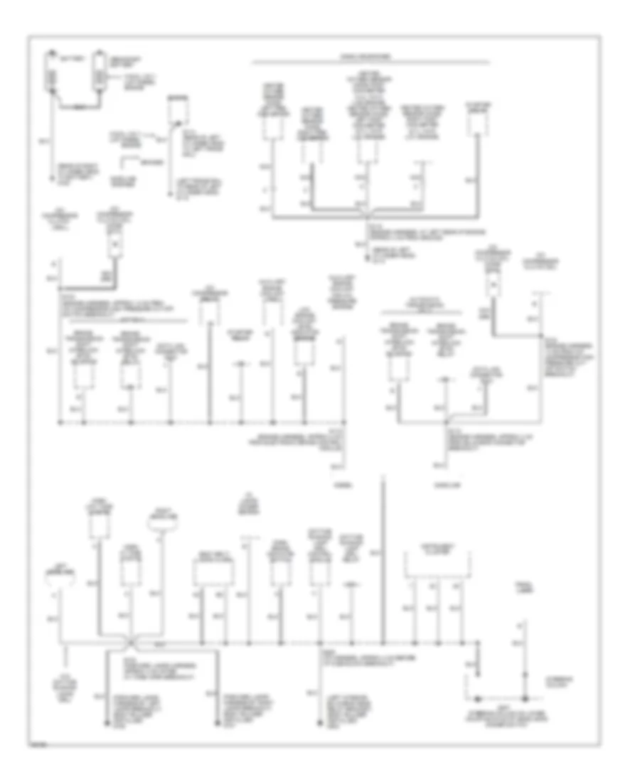 Ground Distribution Wiring Diagram Commercial Chassis 1 of 2 for Chevrolet Forward Control P30 1997
