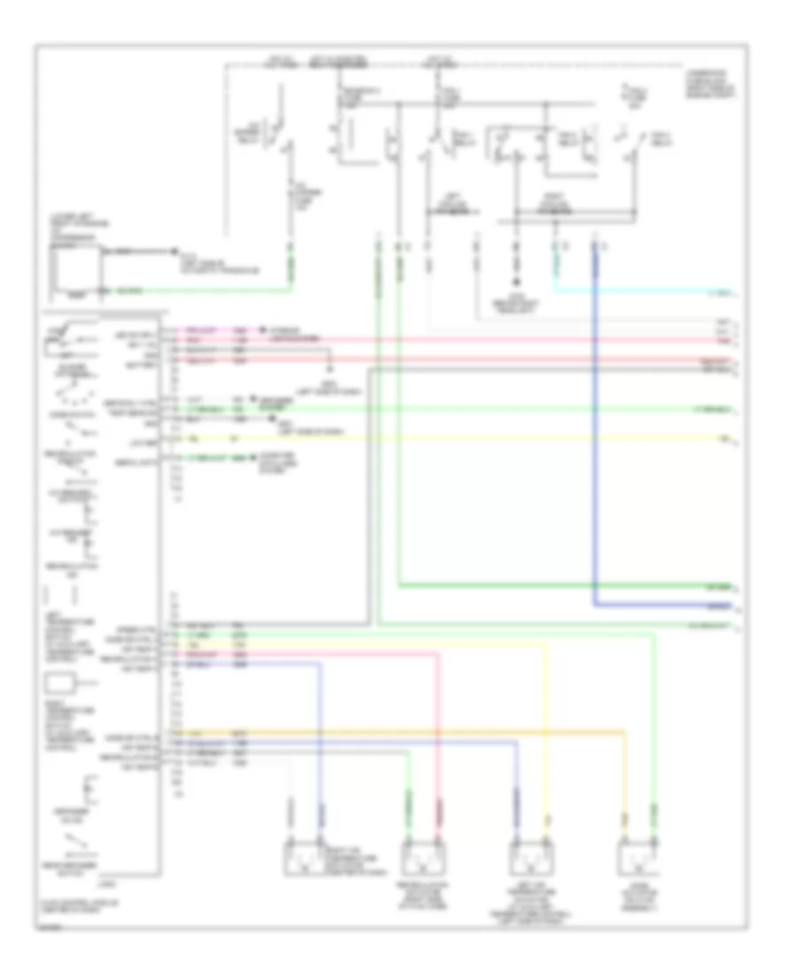 Manual A C Wiring Diagram 1 of 2 for Chevrolet Impala LS 2009