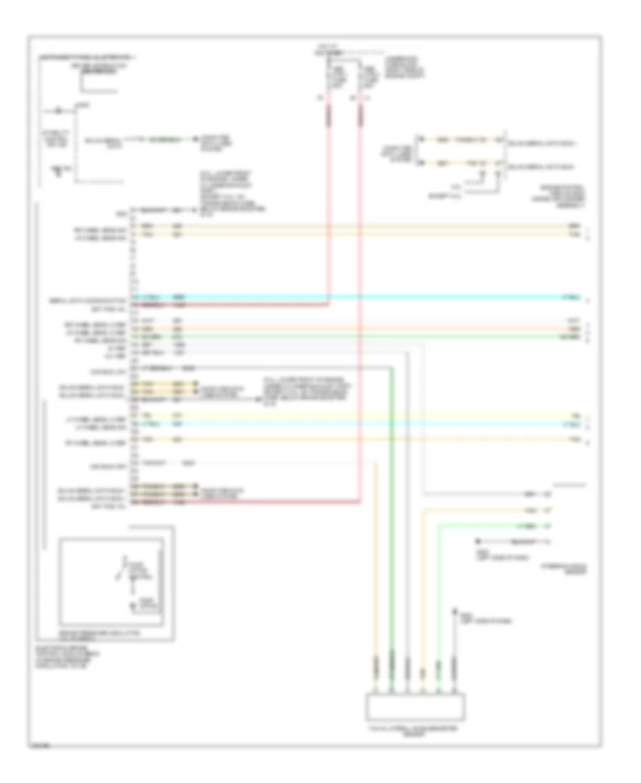 Anti lock Brakes Wiring Diagram with Adaptive Brake Control 1 of 2 for Chevrolet Impala LS 2009