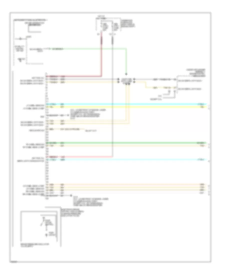 Anti lock Brakes Wiring Diagram without Adaptive Brake Control 1 of 2 for Chevrolet Impala LS 2009