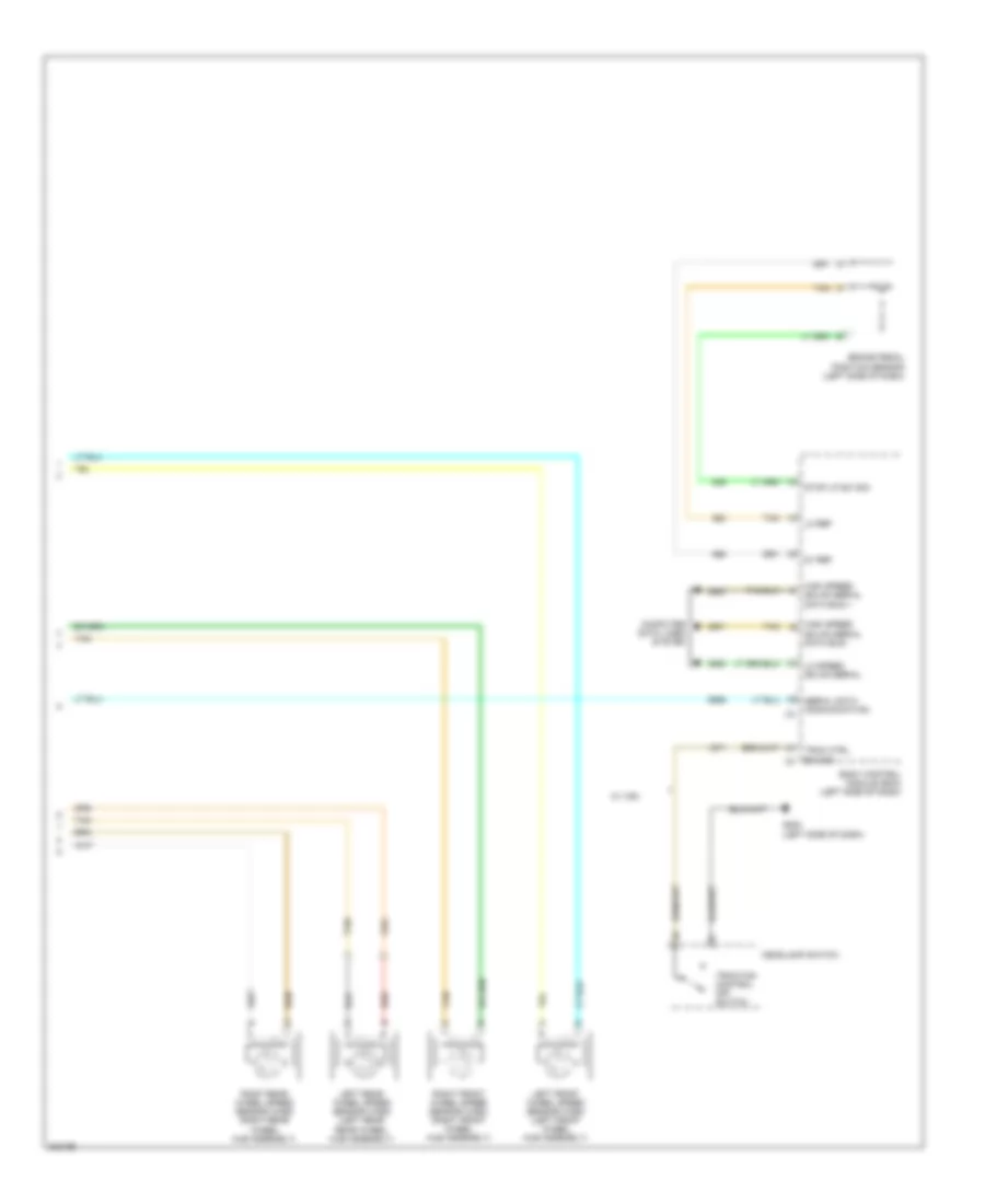 Anti lock Brakes Wiring Diagram without Adaptive Brake Control 2 of 2 for Chevrolet Impala LS 2009