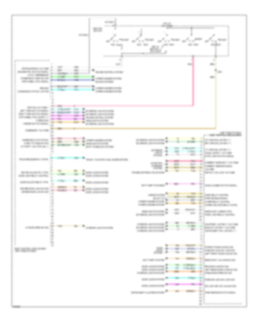 Body Control Modules Wiring Diagram 1 of 2 for Chevrolet Impala LS 2009