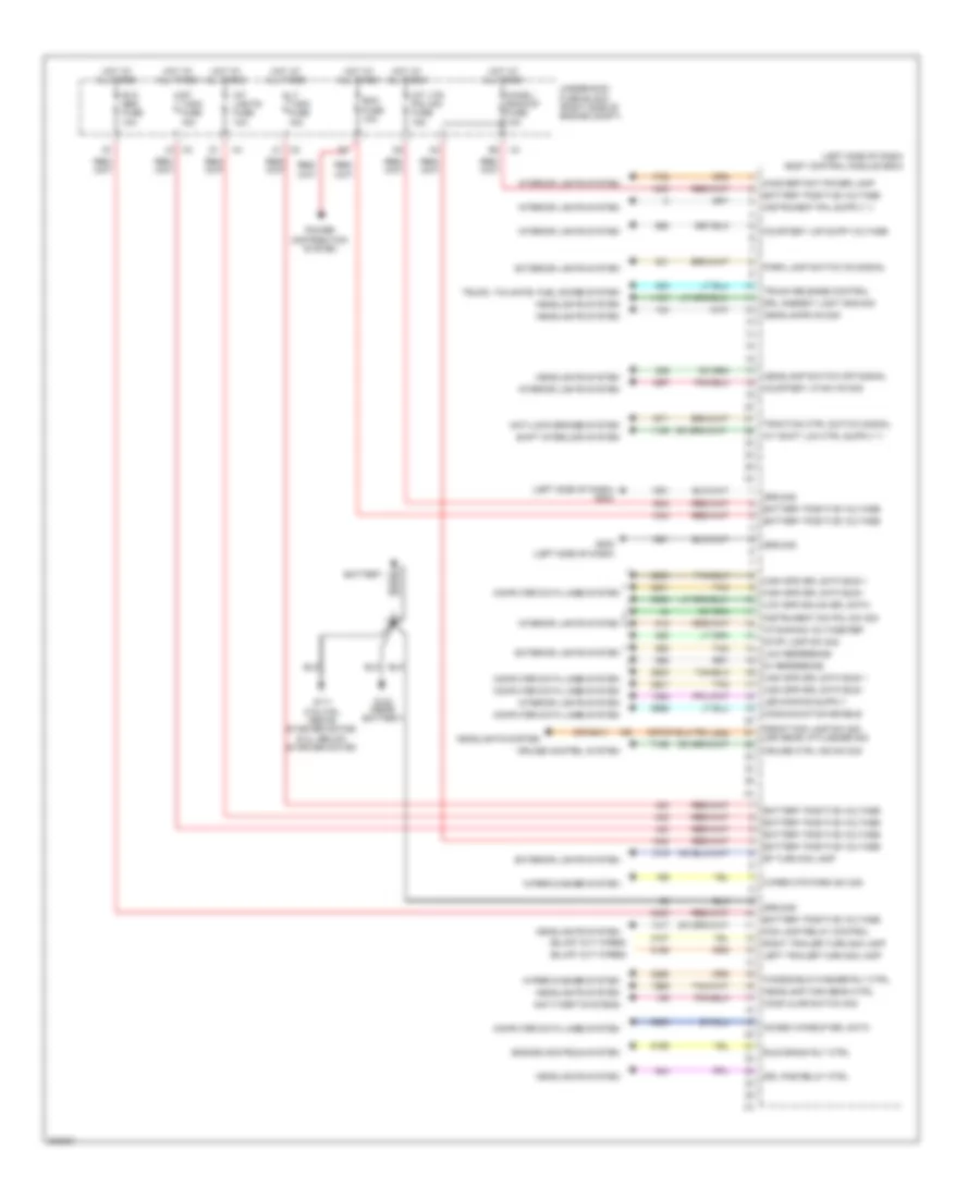 Body Control Modules Wiring Diagram 2 of 2 for Chevrolet Impala LS 2009