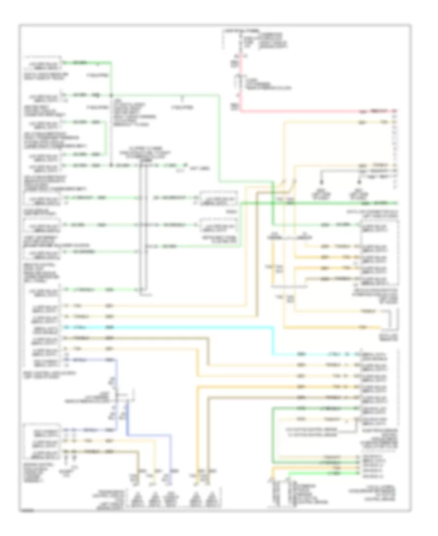 Computer Data Lines Wiring Diagram for Chevrolet Impala LS 2009