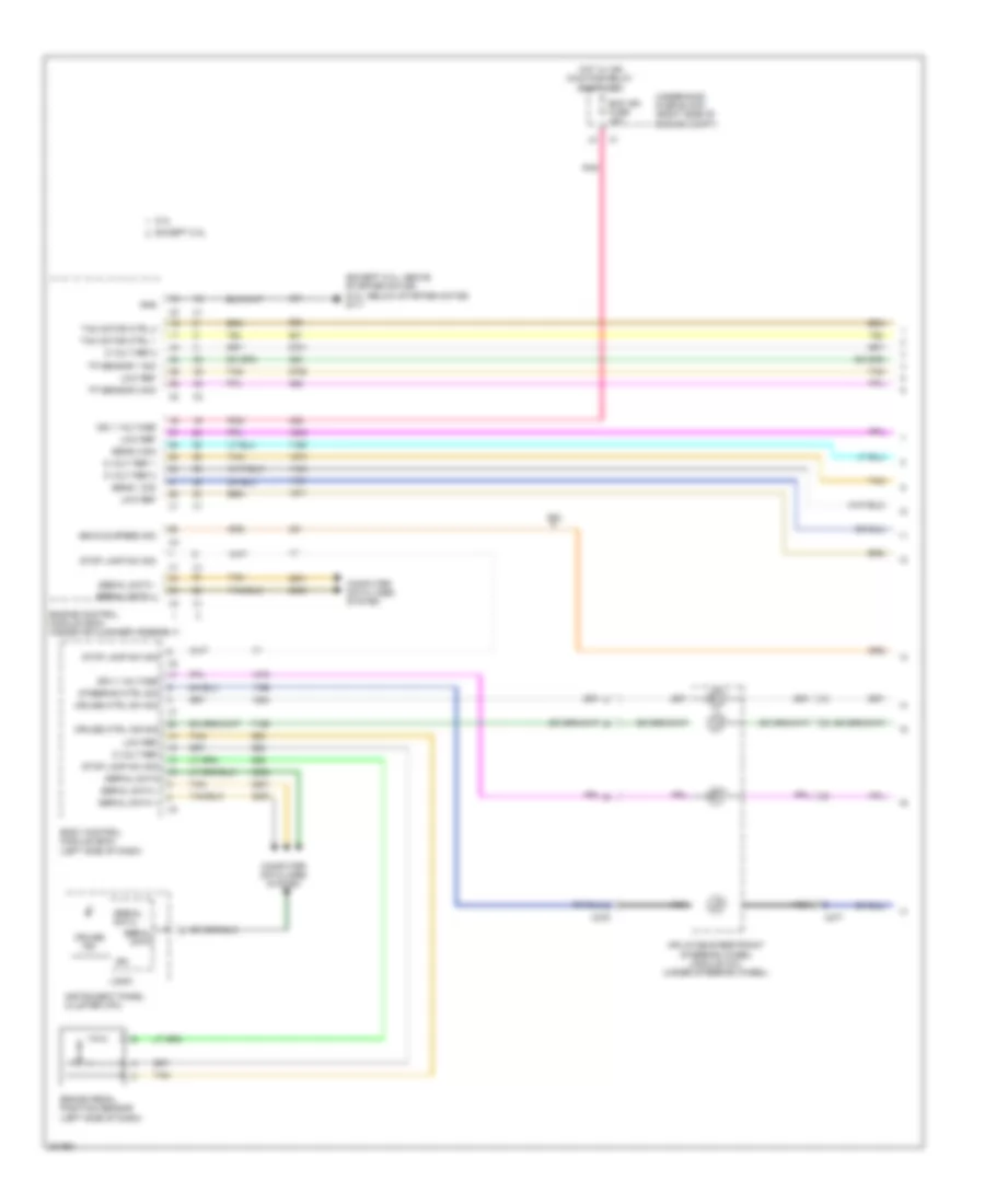 Cruise Control Wiring Diagram 1 of 2 for Chevrolet Impala LS 2009