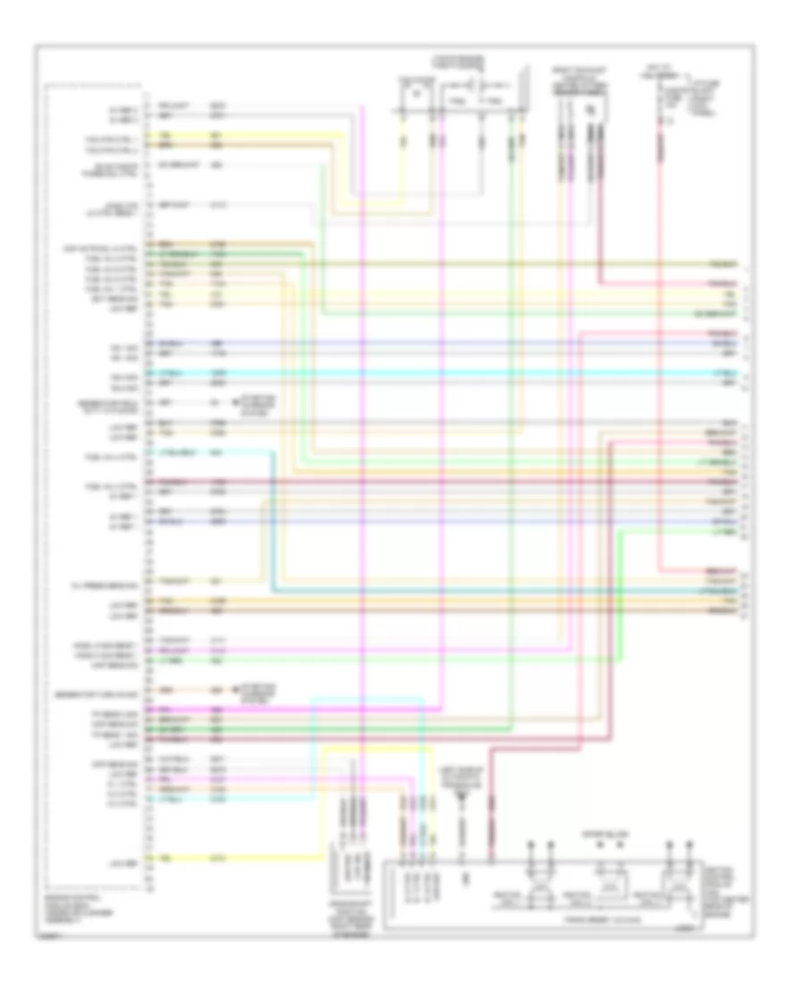 3 9L VIN M Engine Performance Wiring Diagram 1 of 4 for Chevrolet Impala LS 2009