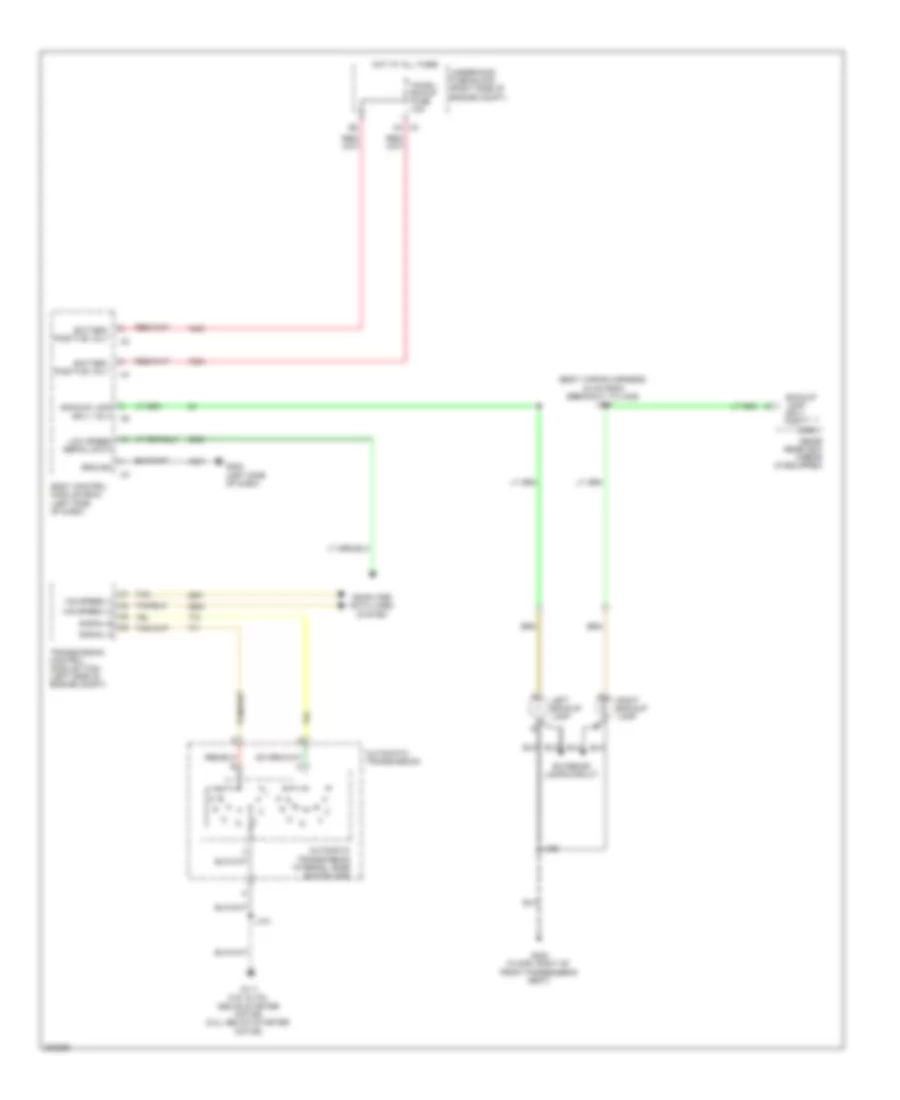 Backup Lamps Wiring Diagram for Chevrolet Impala LS 2009