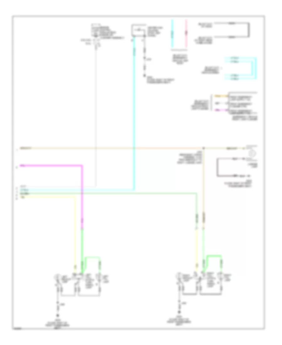 Exterior Lamps Wiring Diagram 2 of 2 for Chevrolet Impala LS 2009