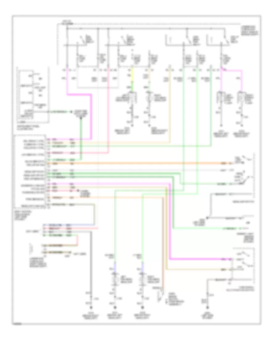 Headlights Wiring Diagram with Police Option for Chevrolet Impala LS 2009