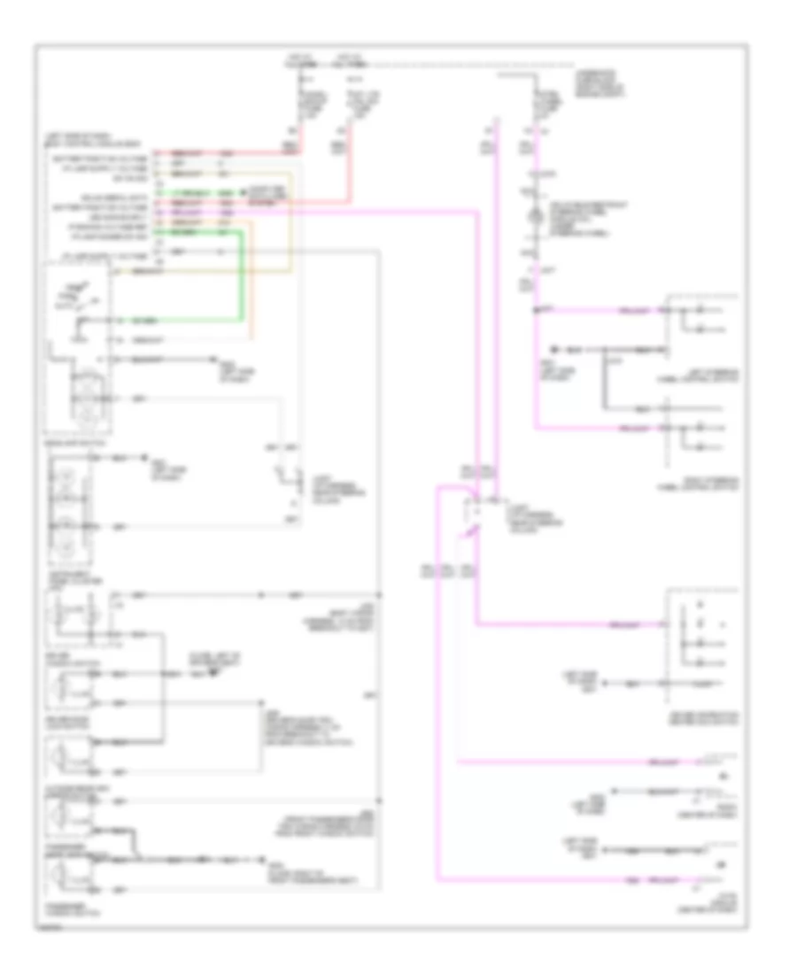 Instrument Illumination Wiring Diagram for Chevrolet Impala LS 2009