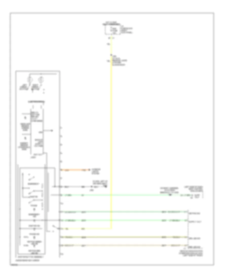 Electrochromic Mirror Wiring Diagram with OnStar for Chevrolet Impala LS 2009