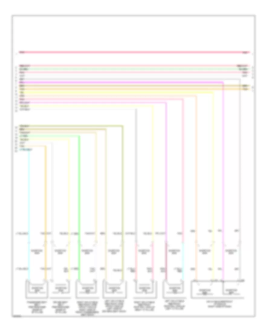 Supplemental Restraints Wiring Diagram 2 of 3 for Chevrolet Impala LS 2009