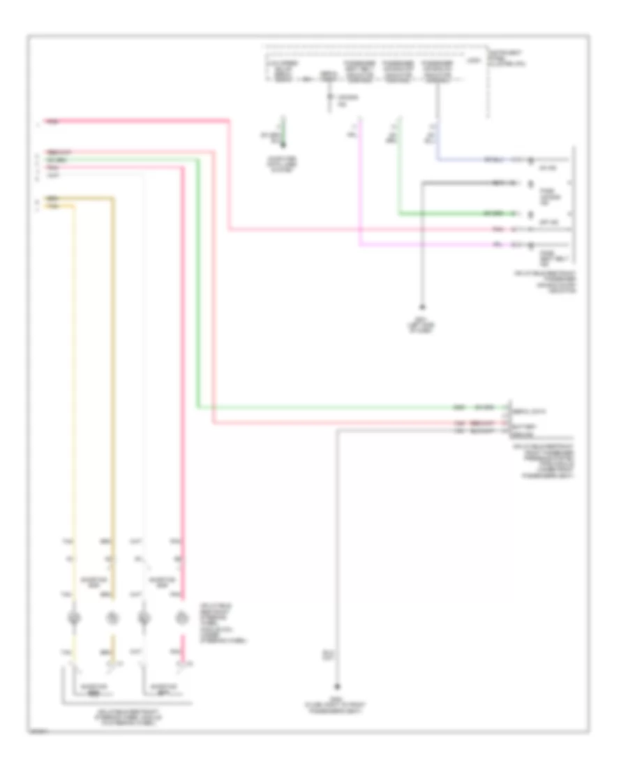 Supplemental Restraints Wiring Diagram 3 of 3 for Chevrolet Impala LS 2009