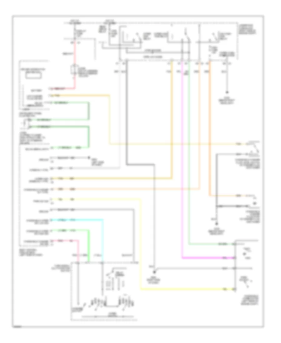 Wiper Washer Wiring Diagram for Chevrolet Impala LS 2009