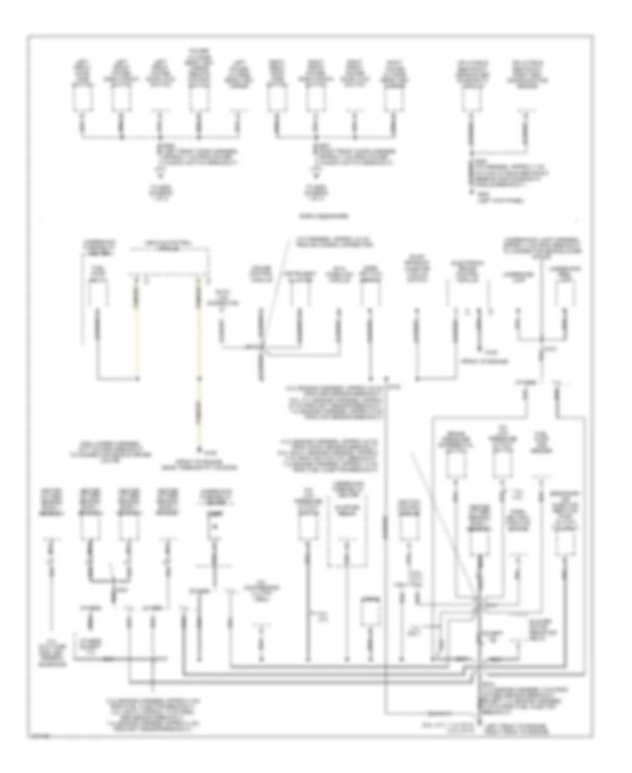 Ground Distribution Wiring Diagram 2 of 3 for Chevrolet Chevy Express G1998 1500