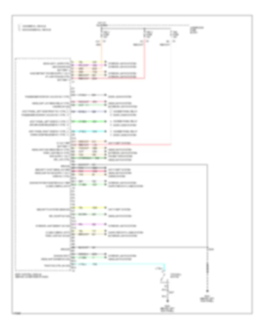 Body Control Modules Wiring Diagram 1 of 2 for Chevrolet Chevy Express G2003 3500