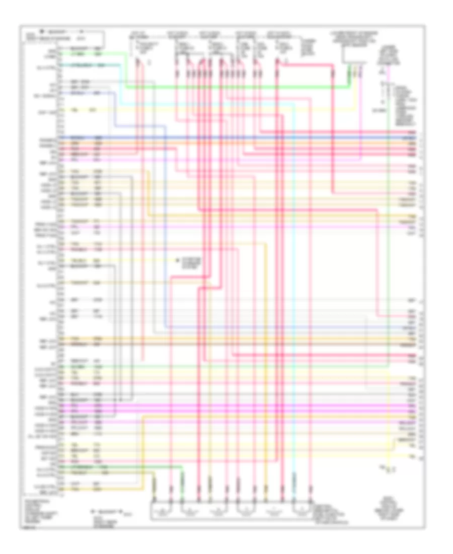 4 3L VIN X Engine Performance Wiring Diagram 1 of 5 for Chevrolet Chevy Express G2003 3500