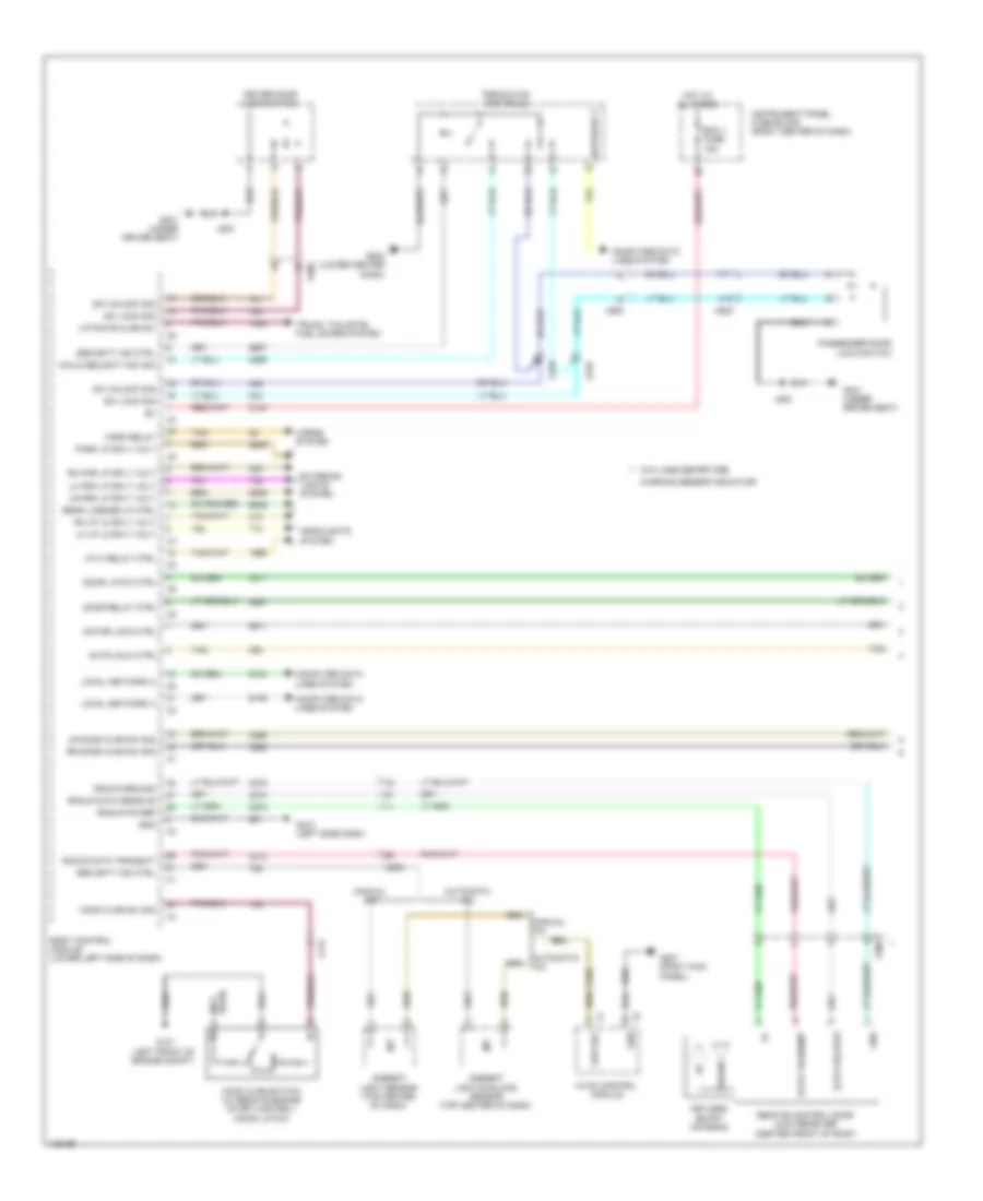 Forced Entry Wiring Diagram 1 of 2 for Chevrolet Equinox LS 2013