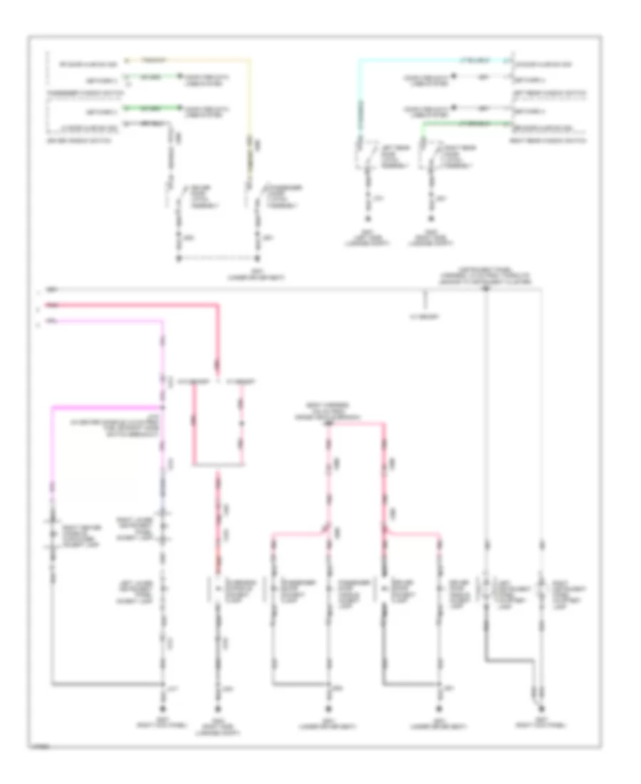 Courtesy Lamps Wiring Diagram (2 of 2) for Chevrolet Equinox LS 2013