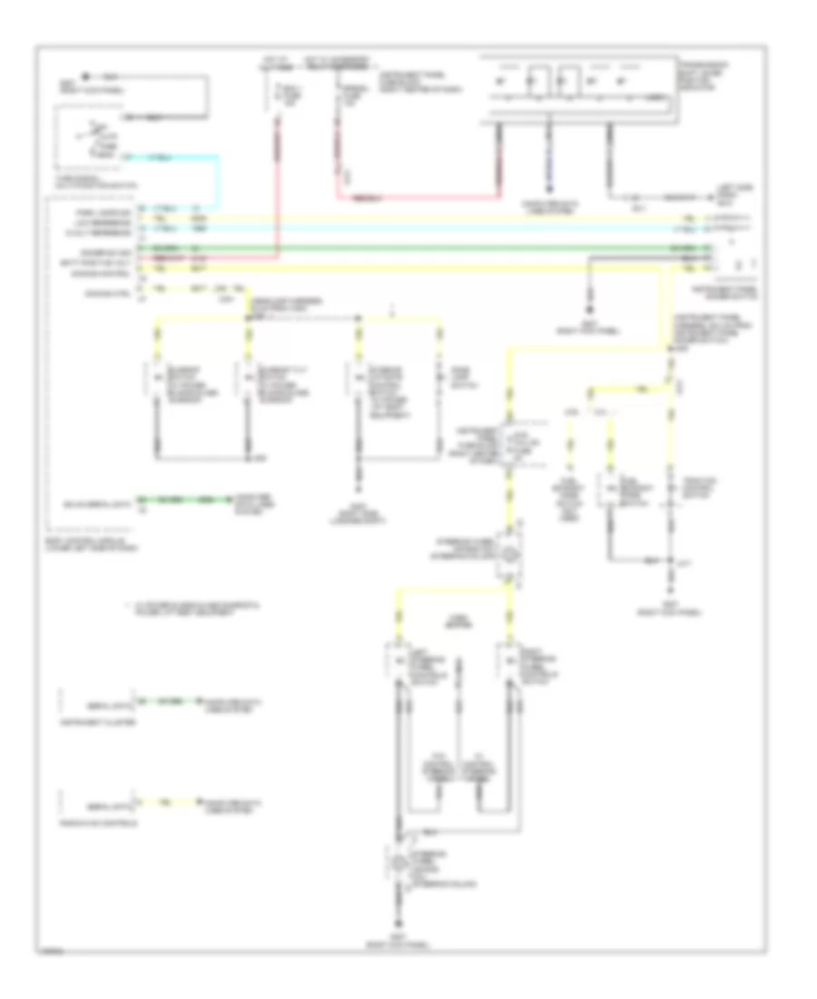 Instrument Illumination Wiring Diagram for Chevrolet Equinox LS 2013