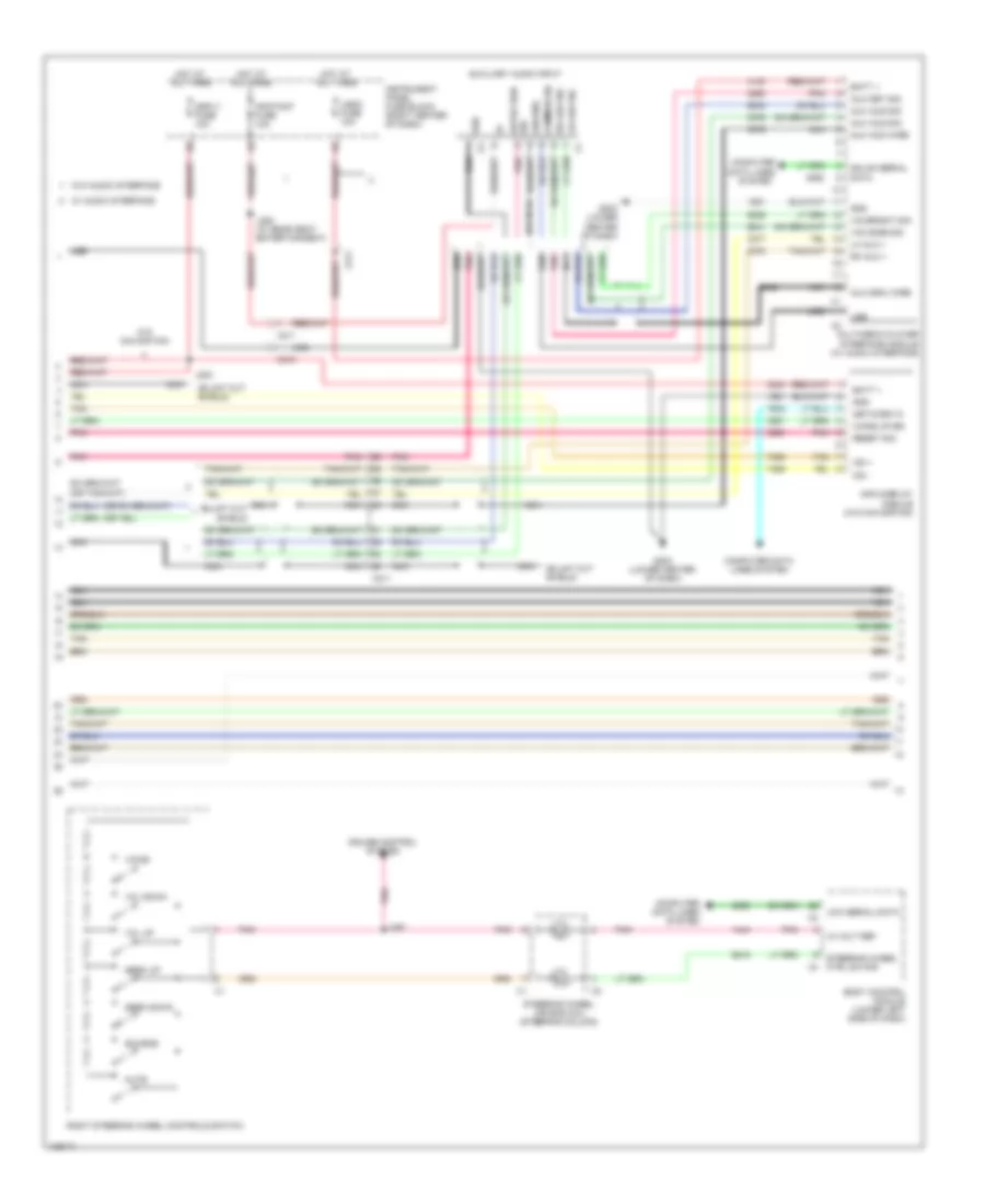 Navigation Wiring Diagram 2 of 3 for Chevrolet Equinox LS 2013