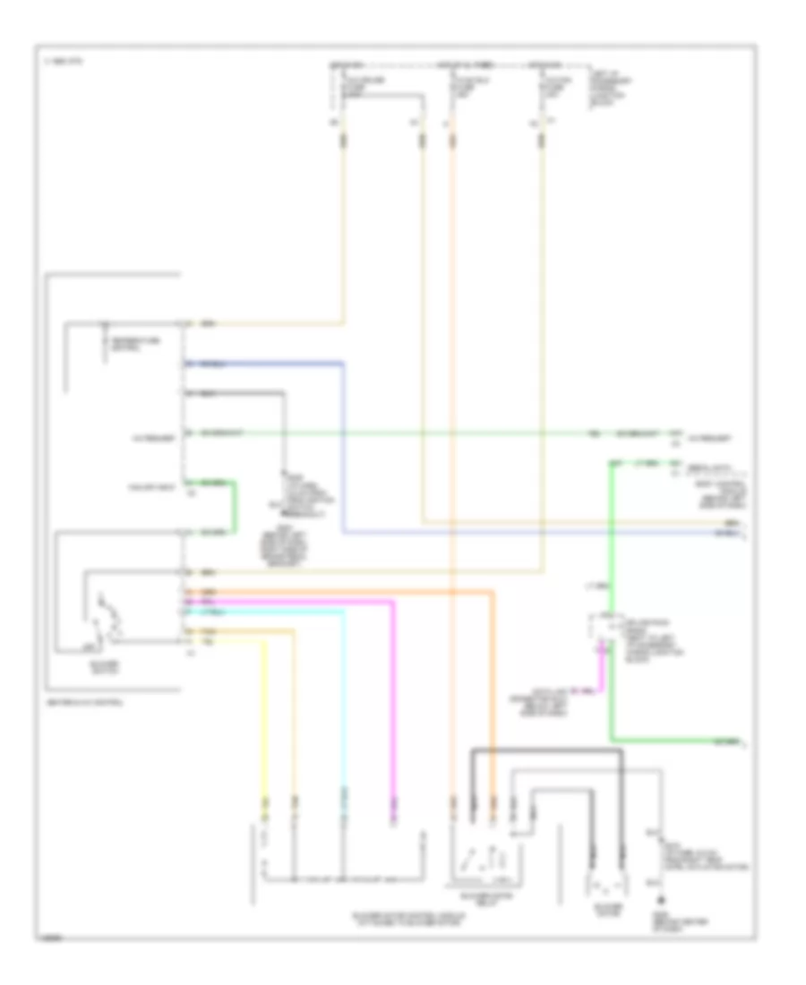 Manual AC Wiring Diagram, Base (1 of 2) for Chevrolet Impala 2000